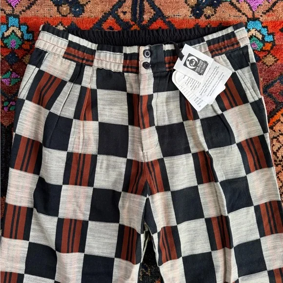 Ace & Jig Black and White Checkered Pants - Picture 2 of 11